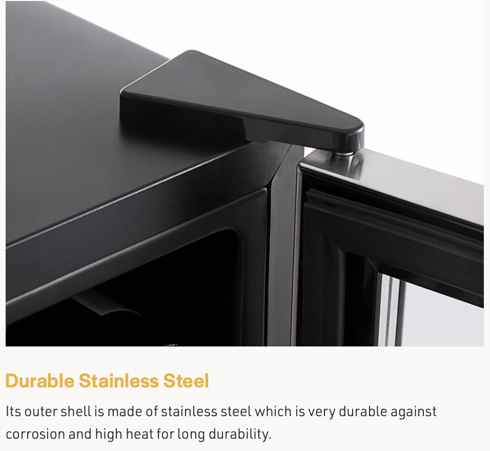 Empava 24" Wine Cooler 55" Tall Wine Refrigerator