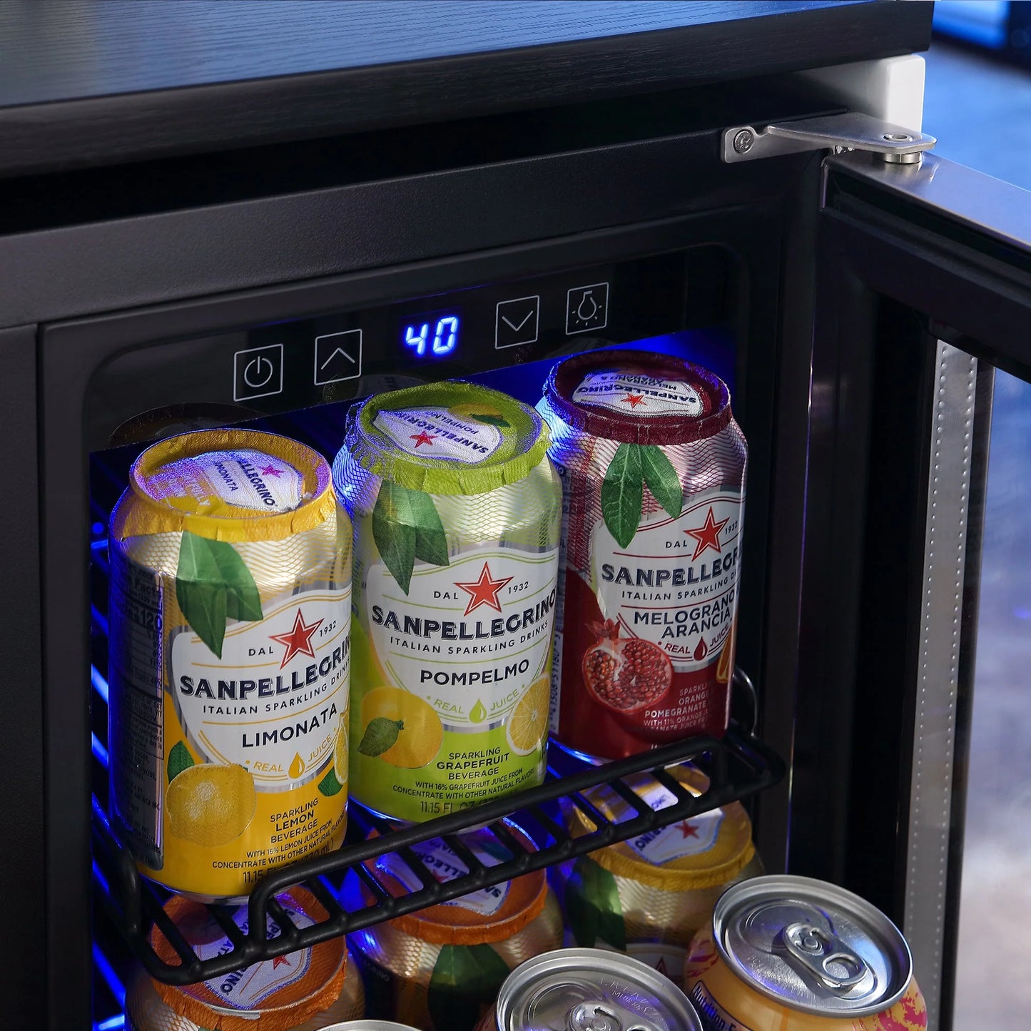 Empava 24" Dual Zone Wine And Beer Fridge Beverage Cooler
