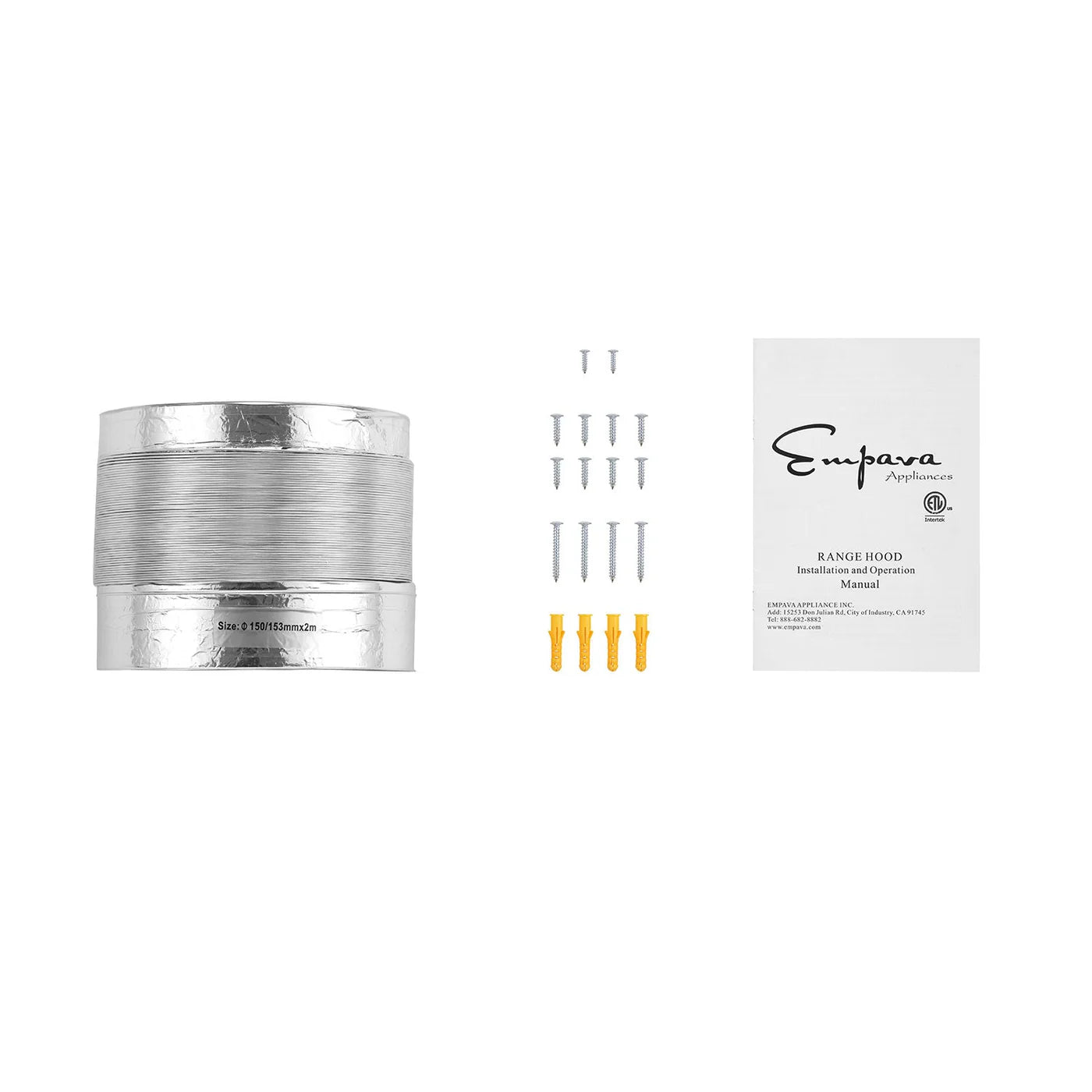Empava 30 In. 400 CFM Ducted Under Cabinet Range Hood