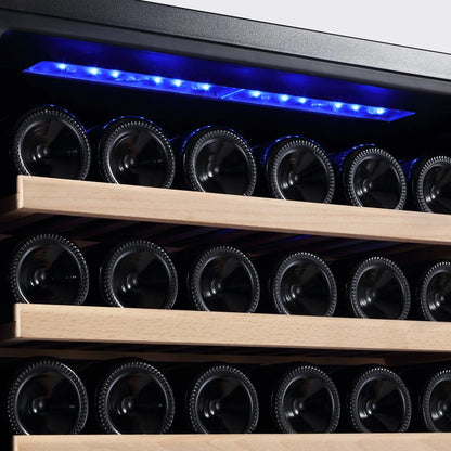 Empava 55" Tall Dual Zone 100 Bottle Wine Fridge