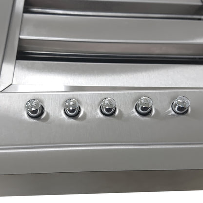 Forno Frassanito 30-Inch Insert Range Hood, 450 CFM, Stainless Steel Baffle Filters, LED Lighting